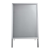 Potykacz reklamowy A1 indoor OWZ aluminiowy srebrny dwustronny typ A