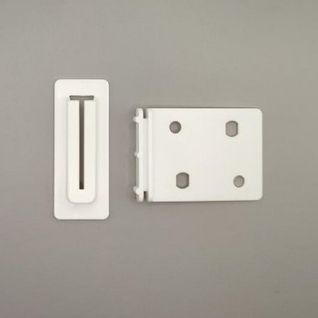 Podpórka do półki kartonowej POS 57x45 mm biała – widok z góry