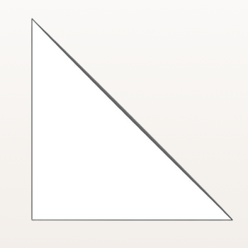 Kieszonka narożna trójkątna, samoprzylepna, transparentna, 120 x 120 mm | 1000 szt