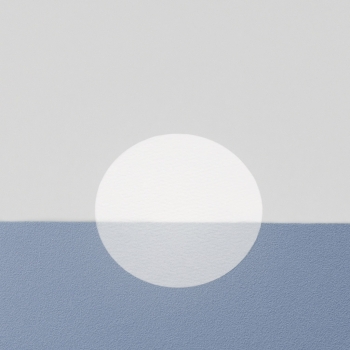 Przezroczyste kółko samoprzylepne 40 mm – widok z góry