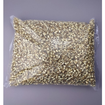 Złote oczka metalowe 5,9 mm do dokumentów – widok pod kątem