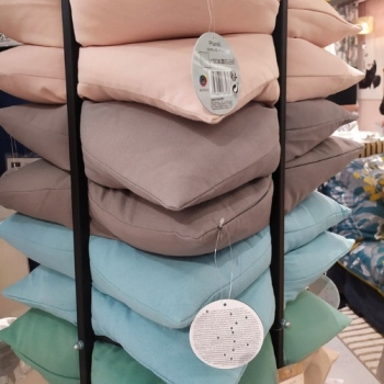 Pętelka spinająca 225 mm – przezroczysta żyłka do metek i etykiet – cenówka wisząca na poduszce