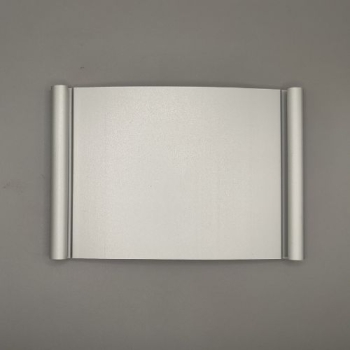 tabliczka aluminiowa 134 x 90 mm - widok z przodu