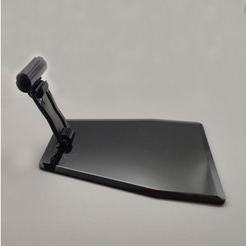 Podstawka do etykiet cenowych z gripem, czarna 40 mm - widok z przodu