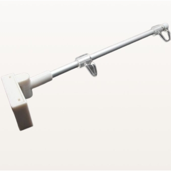 Uchwyt wysięgnik magnetyczny do banera lub plakatu, widok boczny, długość 250 mm