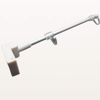 Uchwyt wysięgnik magnetyczny do banera lub plakatu, widok boczny, długość 250 mm