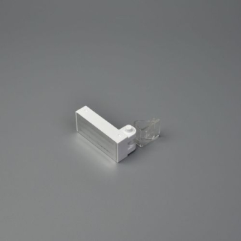 Uchwyt magnetyczny 70 x 30 x 15 mm biały – widok z dołu na obudowę