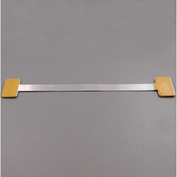 Uchwyt półkowy wobbler aluminiowy samoprzylepny 150 mm – widok z boku z góry