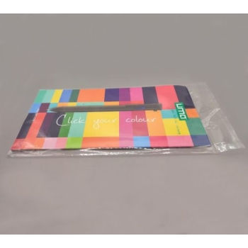 Woreczek z klapką samoprzylepną PLA 100x150 mm, woreczek otwarty, widok z boku